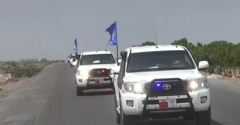 شاهد.. أول فيديو للقوات الجديدة التي استلمت موانئ الحديدة بعد انسحاب الحوثيين