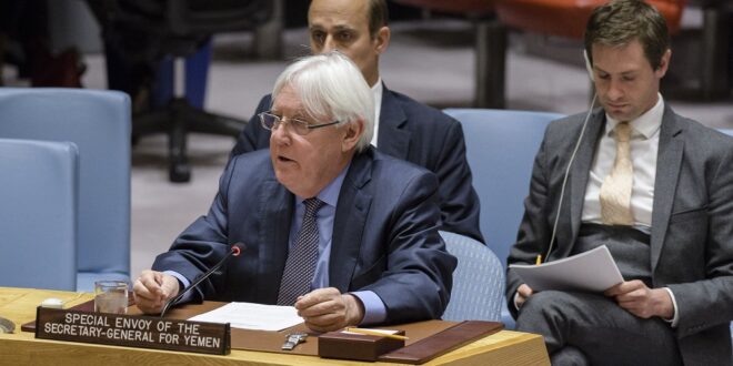 مبعوث الأمم المتحدة الخاص إلى اليمن مارتن غريفيث
