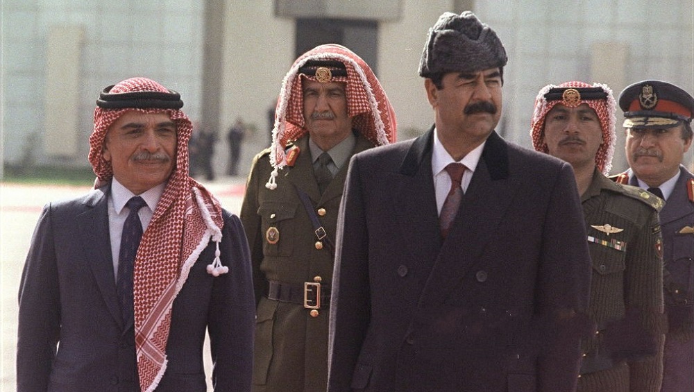 صدام حسين في الأردن