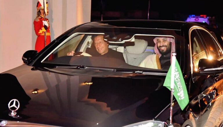 عمران خان ومحمد بن سلمان