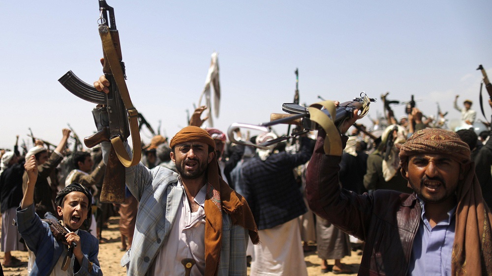 مسلحين قبليين موالين للحوثيين