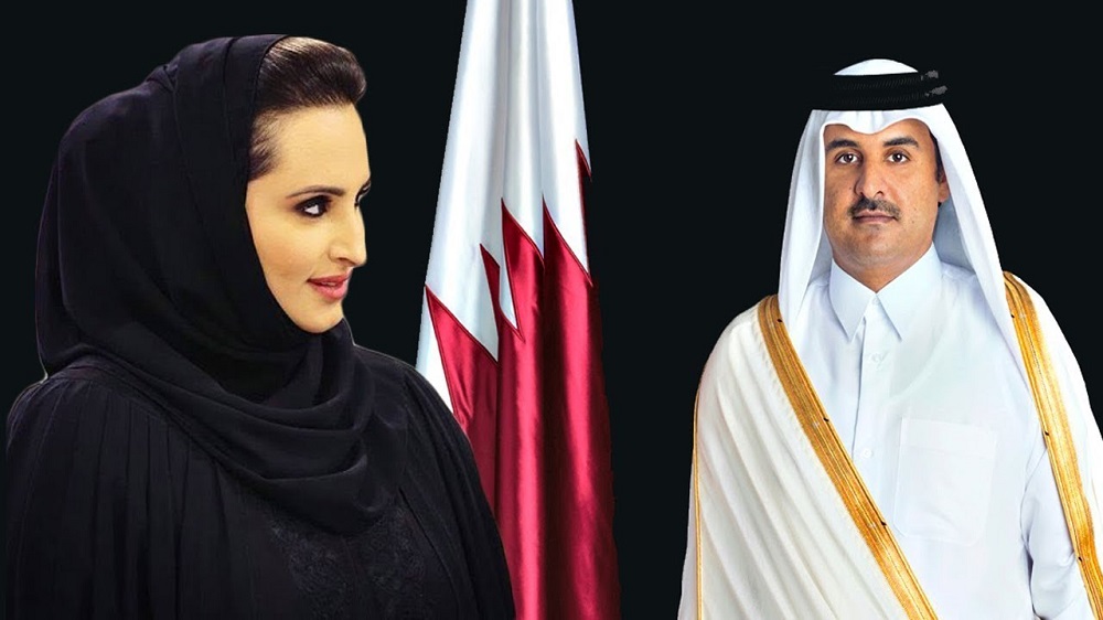 ظهور مثير لزوجة أمير قطر الشيخة جواهر
