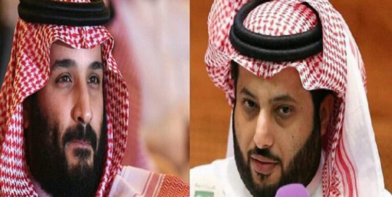 تركي آل الشيخ ومحمد بن سلمان