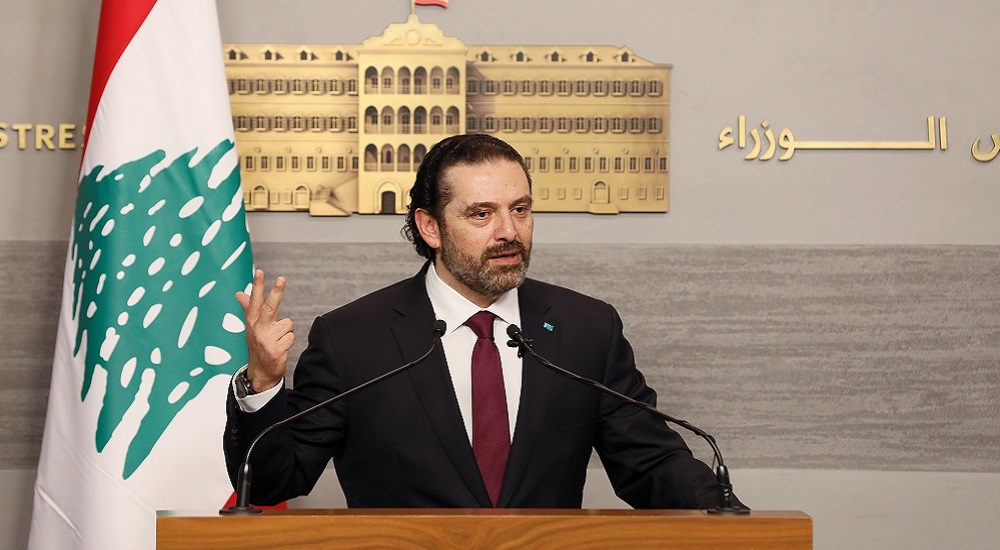 استقالة الحكومة اللبنانية برئاسة الحريري