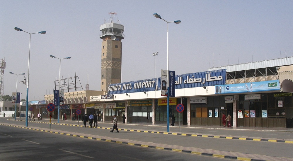 طائرة أممية تهبط في مطار صنعاء
