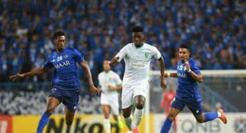 الهلال يتقدم على الأهلي السعودي في شوط المباراة المؤجلة(شاهد الهدف)