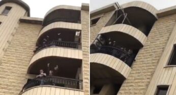 لهذا السبب.. لبنانيون يرقصون على “بنت الجيران” في “البلكونات” (فيديو)