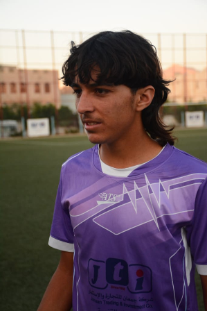 لاعب منتخبنا اليمني حسن الكوماني يدلي