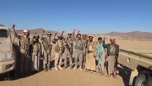 خارطة عسكرية توضح سيطرة الحوثيين الجواف