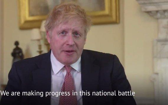 بالفيديو أول ظهور لرئيس وزراء بريطانيا  