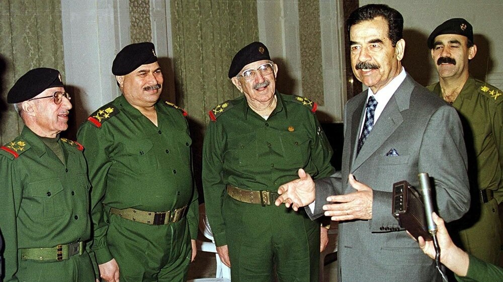 تشييع جنازة وزير دفاع "صدام حسين"