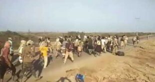 احتجاجات مستمرة لجنود يمنيين جنوب السعودية
