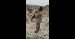 القوات السعودية تجبر جندي يمني على