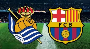 الليجا.. مباراة برشلونة وريال سوسيداد الان في الدوري الإسباني 2024 والقنوات الناقلة 