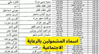 هل نزلت؟!.. اسماء المشمولين بالرعاية الاجتماعية الوجية الأخيرة عبر spa.gov.iq/umbrella وشروط القبول
